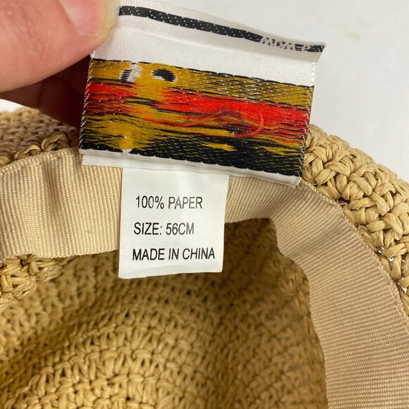 Walt Disney World Straw Hat Minnie Mouse Polka Dot - Picture 9 of 13